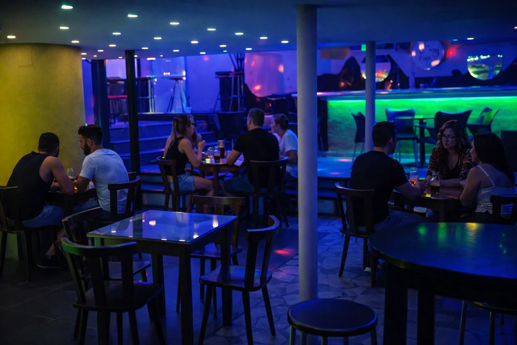 Noite animada no clube noturno